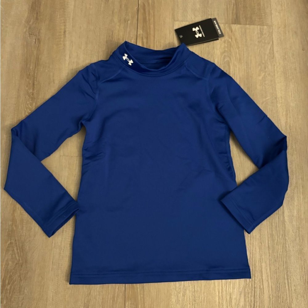 Under Armour Kids Royal Blue Long Sleeve Tee